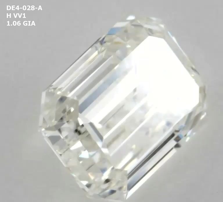 1.06ct Emerald H VVS1 Natural Diamond