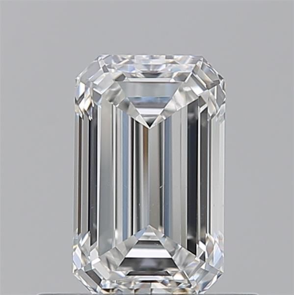 0.72ct Emerald F VS2 Natural Diamond