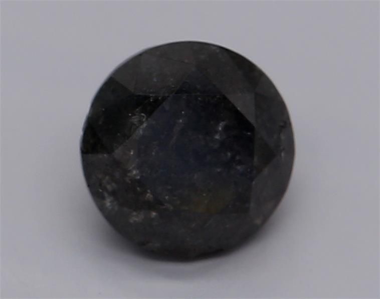 1.06ct Fancy Black Round Natural Diamond