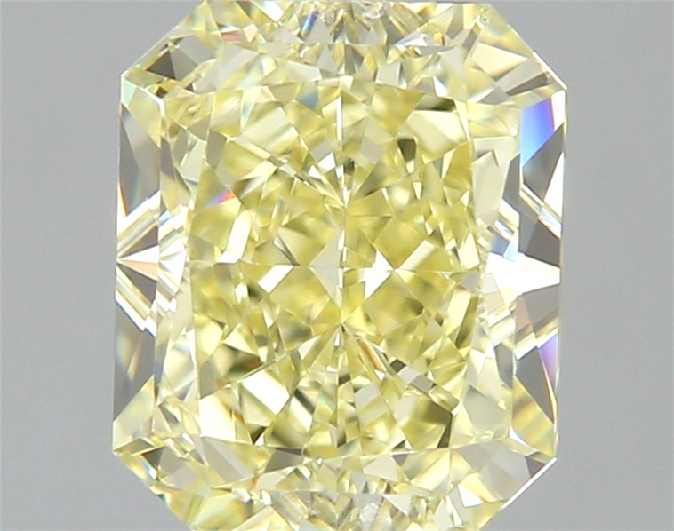 1.68ct Fancy Yellow Radiant Natural Diamond