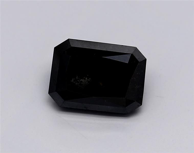 1.01ct Fancy Black Radiant Natural Diamond