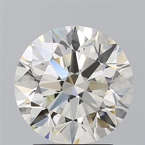2.5ct Round M VS2 Natural Diamond