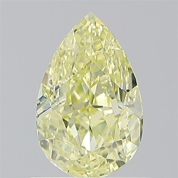 1.01ct Fancy Yellow Pear Natural Diamond
