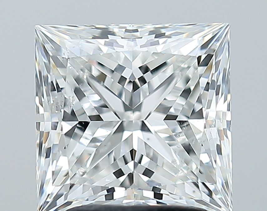 2.51ct Princess F SI2 Natural Diamond