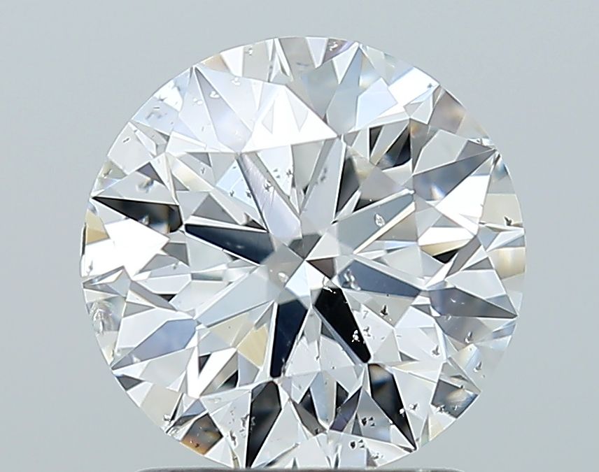 1.7ct Round F SI2 Natural Diamond