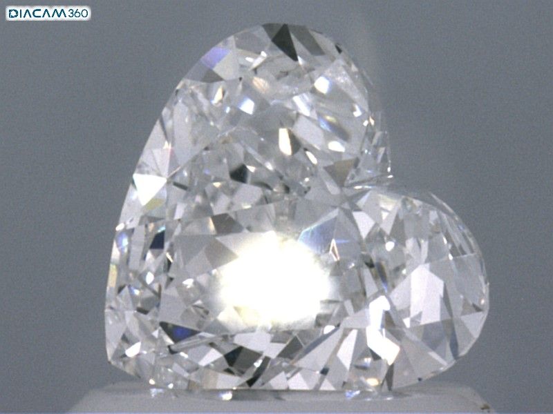 0.71ct Heart E VVS2 Natural Diamond