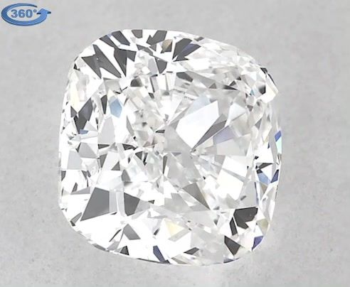 1.21ct Cushion F VS2 Natural Diamond