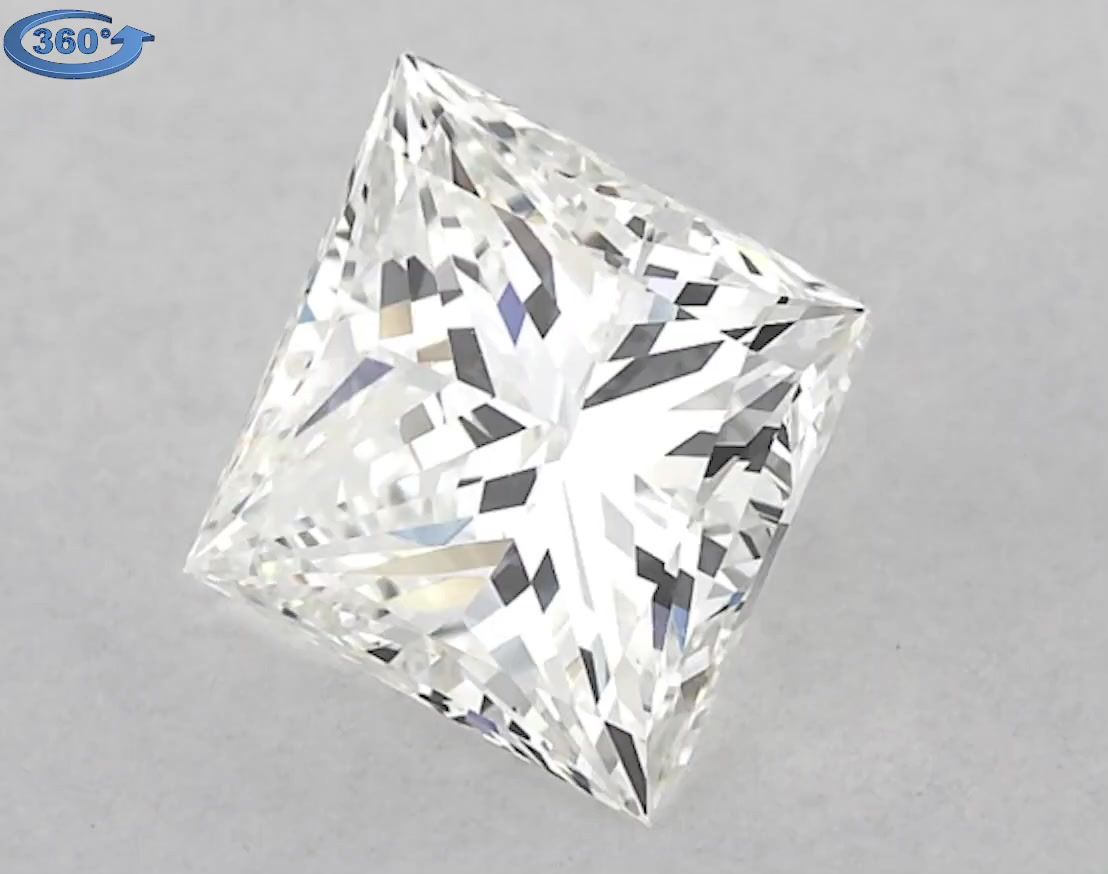 1.61ct Princess H VS1 Natural Diamond