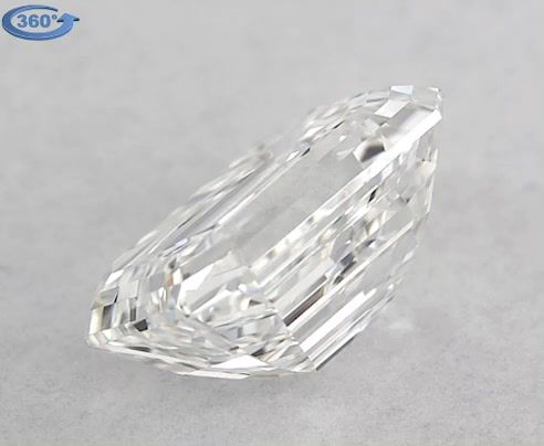 1.21ct Emerald F VS1 Natural Diamond