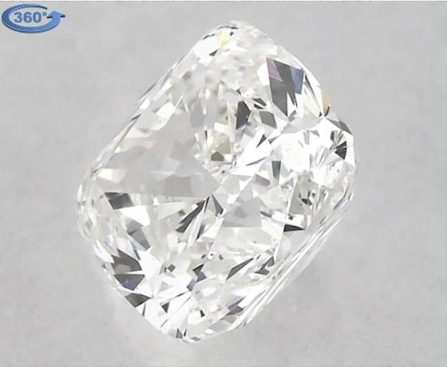 0.96ct Cushion H SI1 Natural Diamond