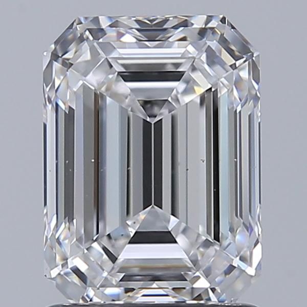 1.6ct Emerald D VS2 Natural Diamond