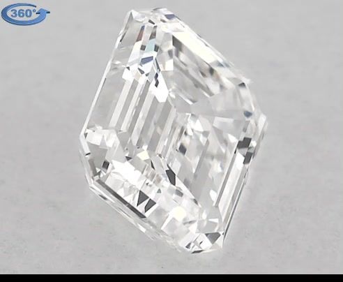 0.96ct Emerald E VS2 Natural Diamond