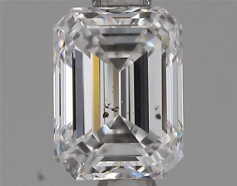 0.91ct Emerald D SI2 Natural Diamond