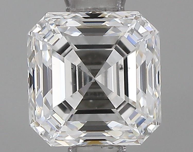 0.72ct Asscher F SI1 Natural Diamond