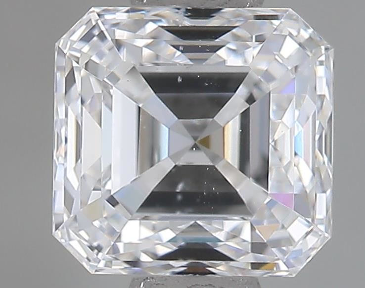 0.91ct Asscher D SI1 Natural Diamond