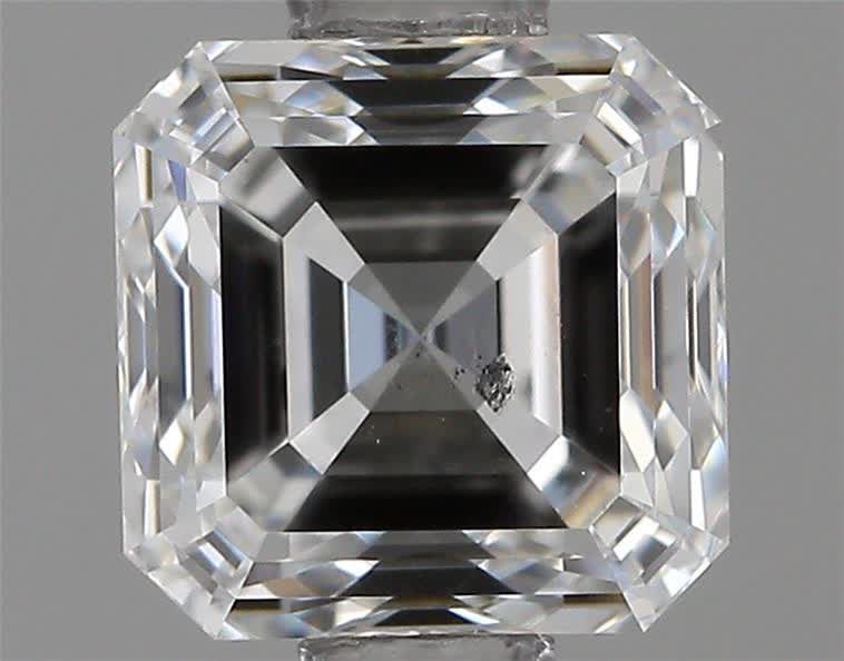 0.8ct Asscher F SI2 Natural Diamond