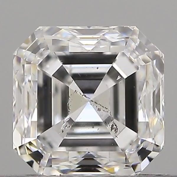 0.7ct Asscher E SI2 Natural Diamond