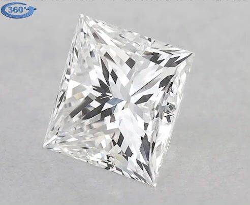 0.79ct Princess E SI1 Natural Diamond