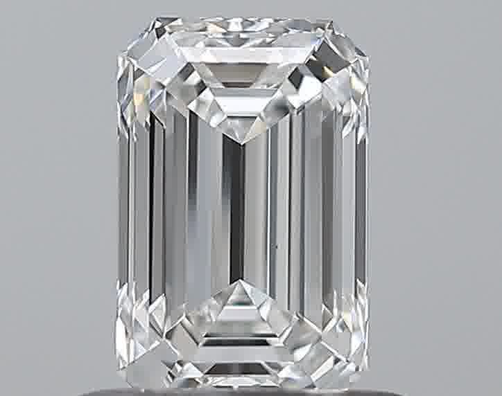 0.7ct Emerald F VS1 Natural Diamond
