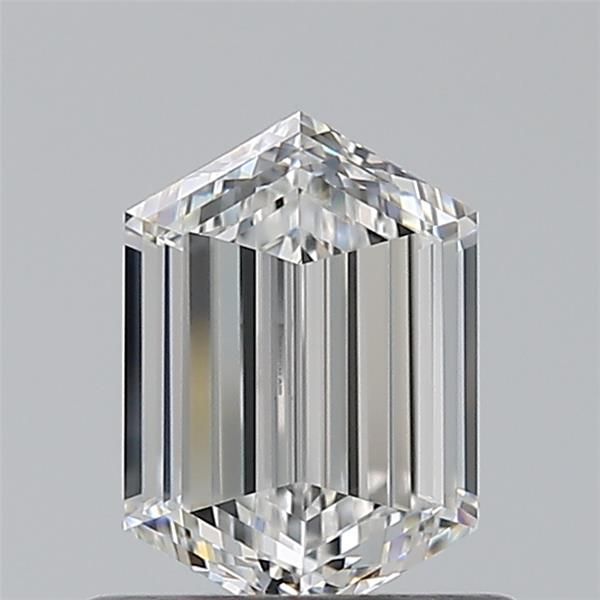 0.7ct Hexagonal F VVS1 Natural Diamond