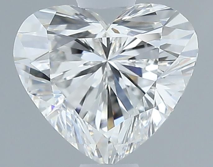0.9ct Heart F IF Natural Diamond