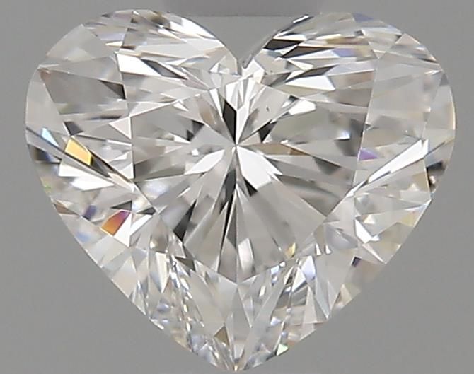 0.54ct Heart F VS1 Natural Diamond