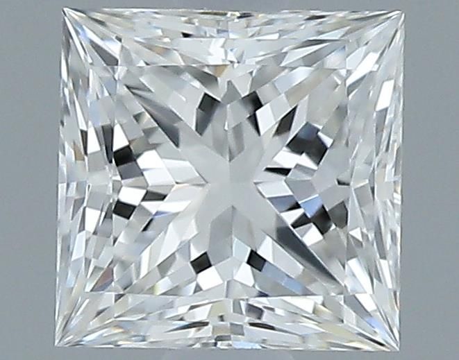 0.51ct Princess F IF Natural Diamond