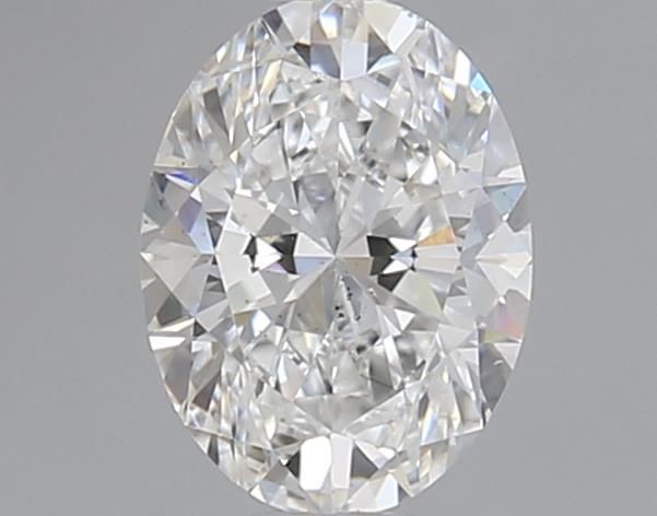 0.63ct Oval F SI1 Natural Diamond