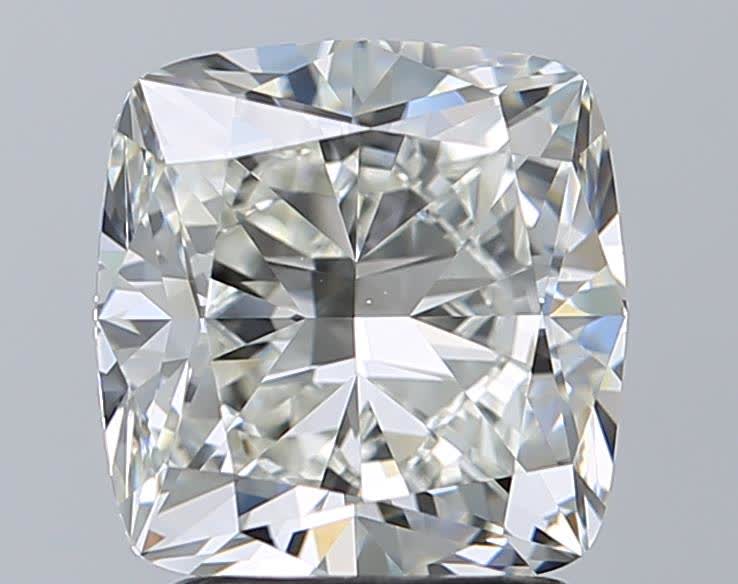 2.5ct Cushion J VS2 Natural Diamond