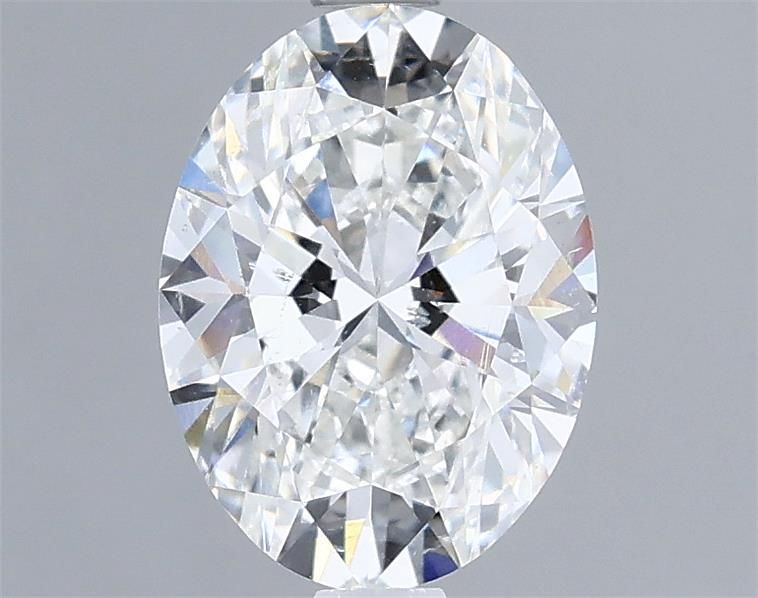 1.6ct Oval F SI2 Natural Diamond