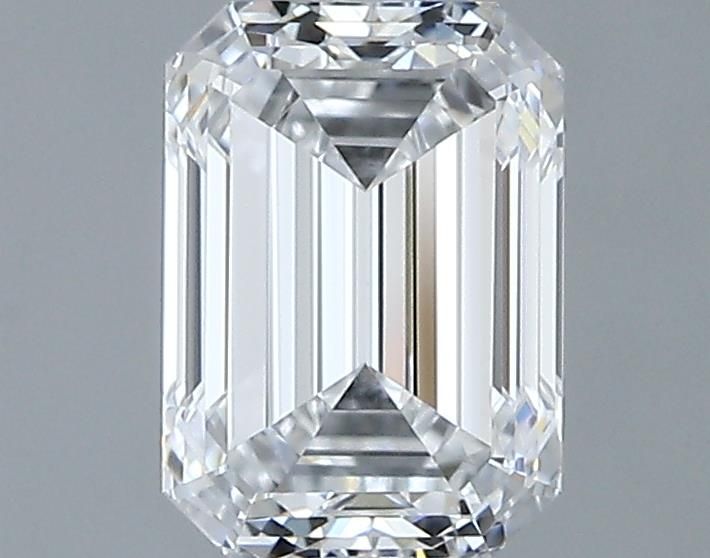 0.7ct Emerald D VVS1 Natural Diamond