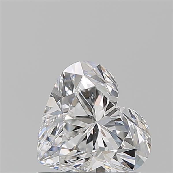 0.93ct Heart F SI1 Natural Diamond