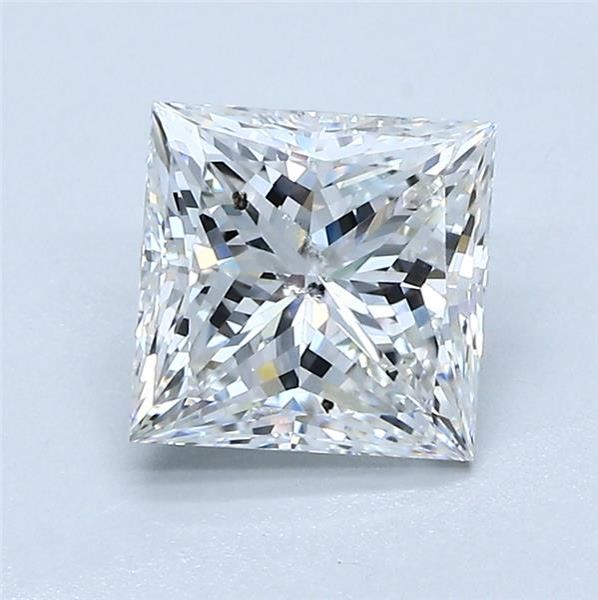 1.8ct Princess F SI2 Natural Diamond