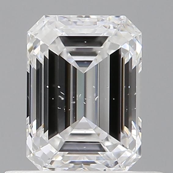 0.7ct Emerald D SI2 Natural Diamond