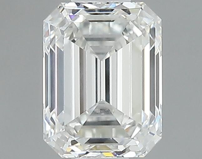 0.7ct Emerald F SI1 Natural Diamond