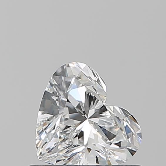 0.58ct Heart F VVS1 Natural Diamond