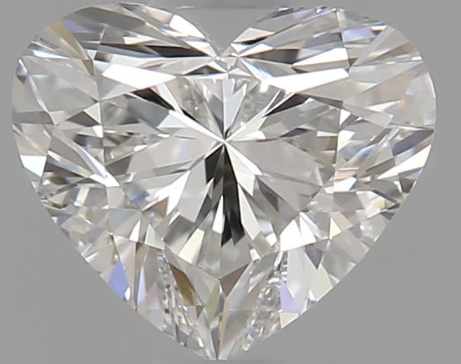 0.78ct Heart F VVS2 Natural Diamond