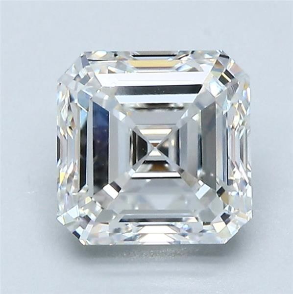 2.01ct Asscher H VS1 Natural Diamond