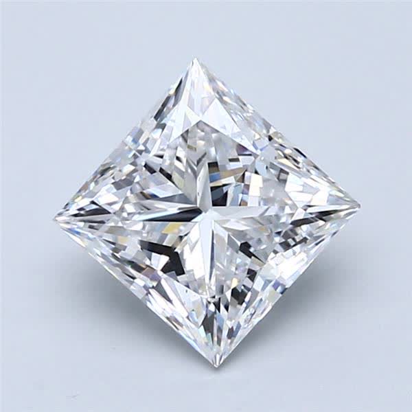 2.01ct Princess D VS2 Natural Diamond