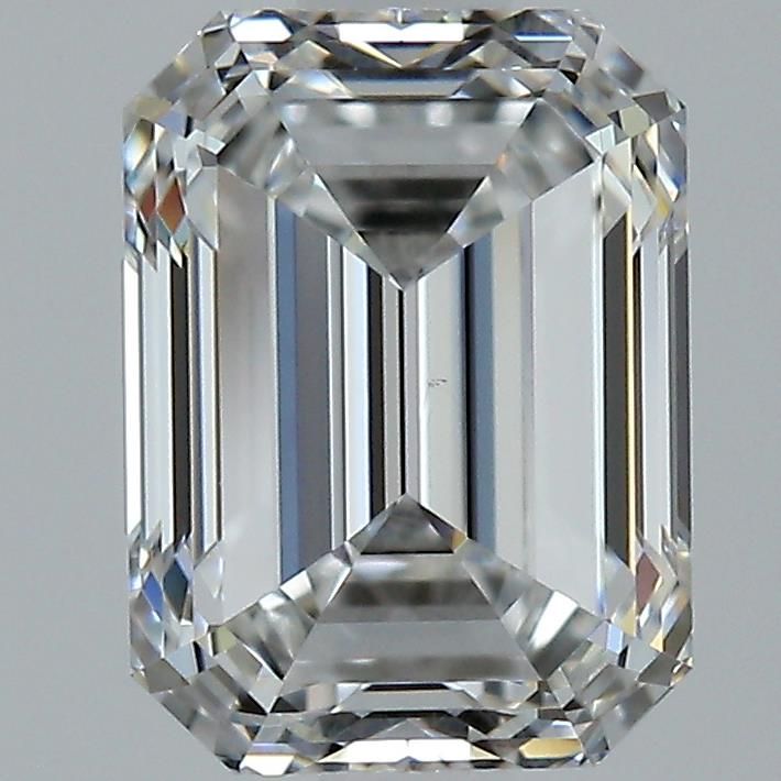 1.72ct Emerald F VS1 Natural Diamond