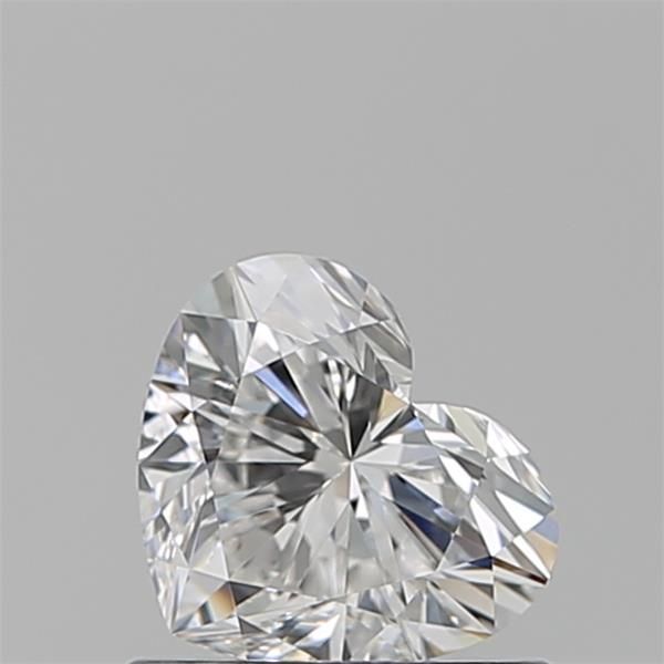 0.71ct Heart F VVS1 Natural Diamond