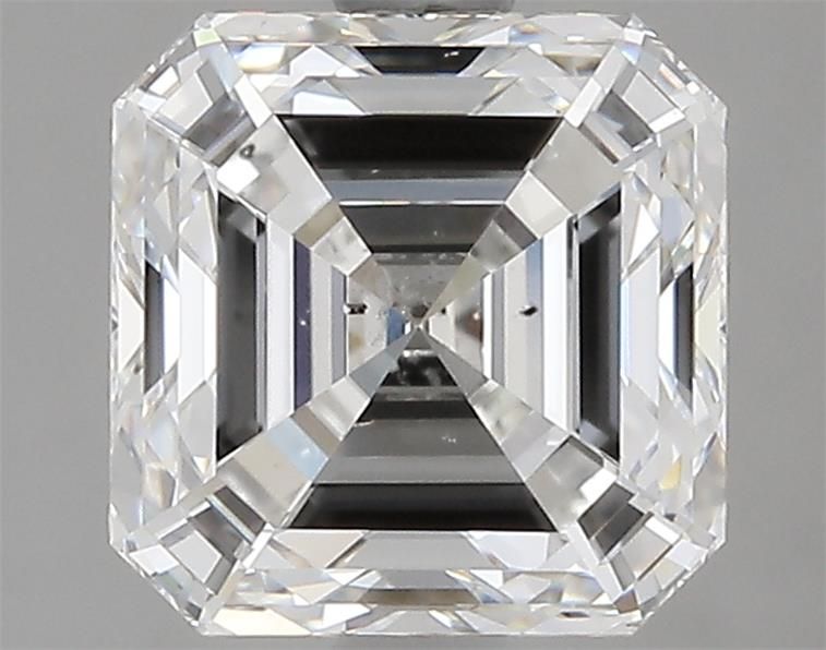 2.04ct Asscher F SI1 Natural Diamond