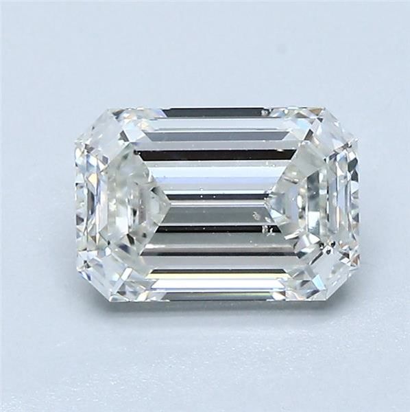 1.35ct Emerald H SI2 Natural Diamond