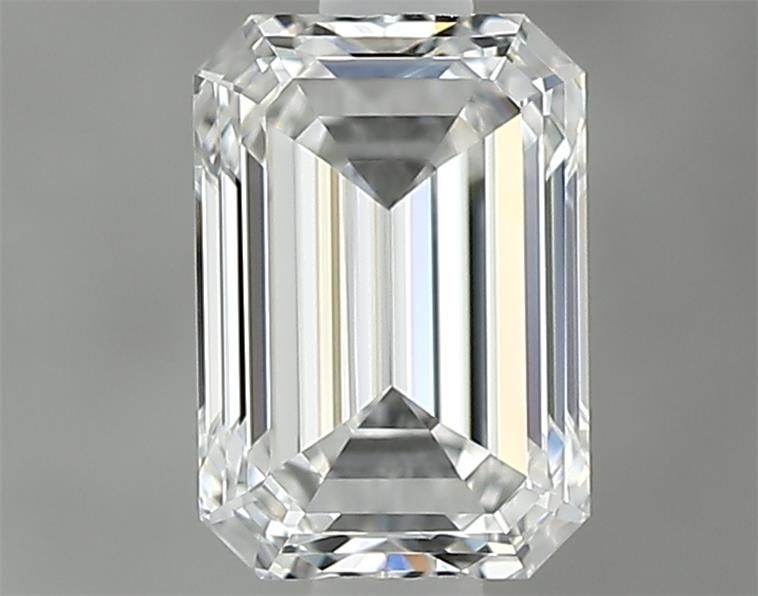 0.9ct Emerald F VVS1 Natural Diamond