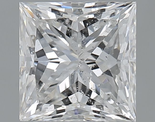 1.7ct Princess F SI2 Natural Diamond