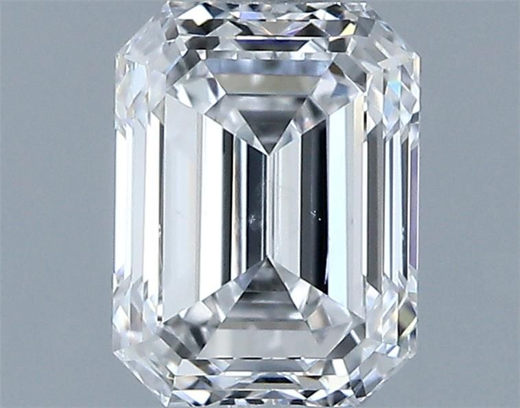 0.8ct Emerald D SI1 Natural Diamond