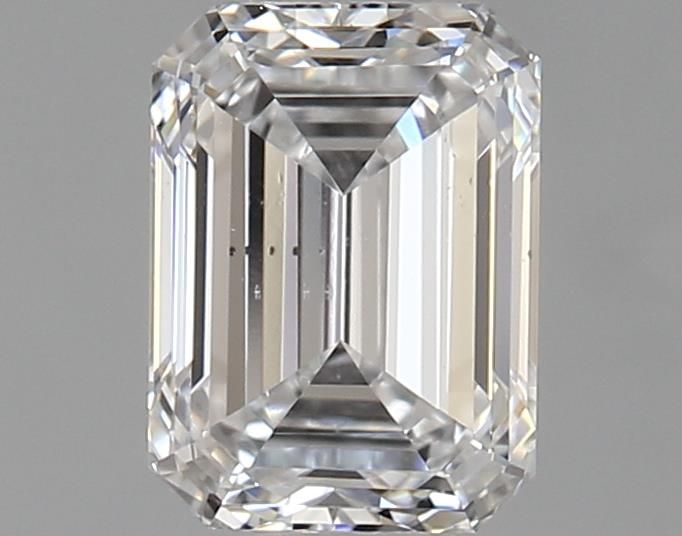 0.9ct Emerald D SI1 Natural Diamond