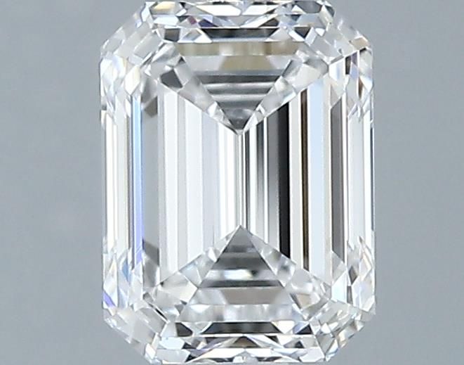 1ct Emerald D VVS2 Natural Diamond