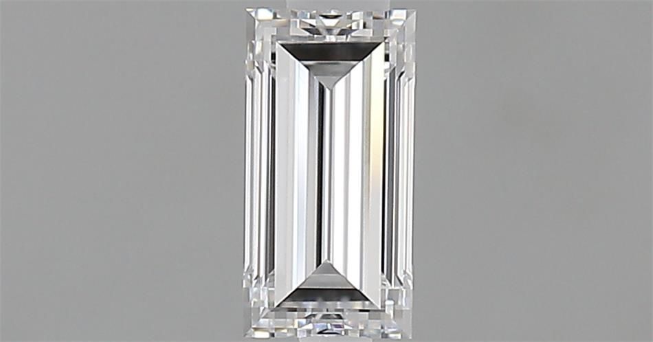 0.51ct Baguette D VVS1 Natural Diamond