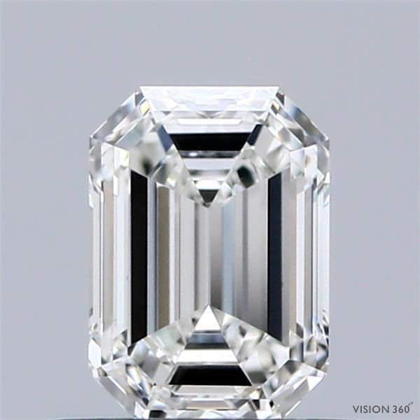 0.71ct Emerald I IF Natural Diamond